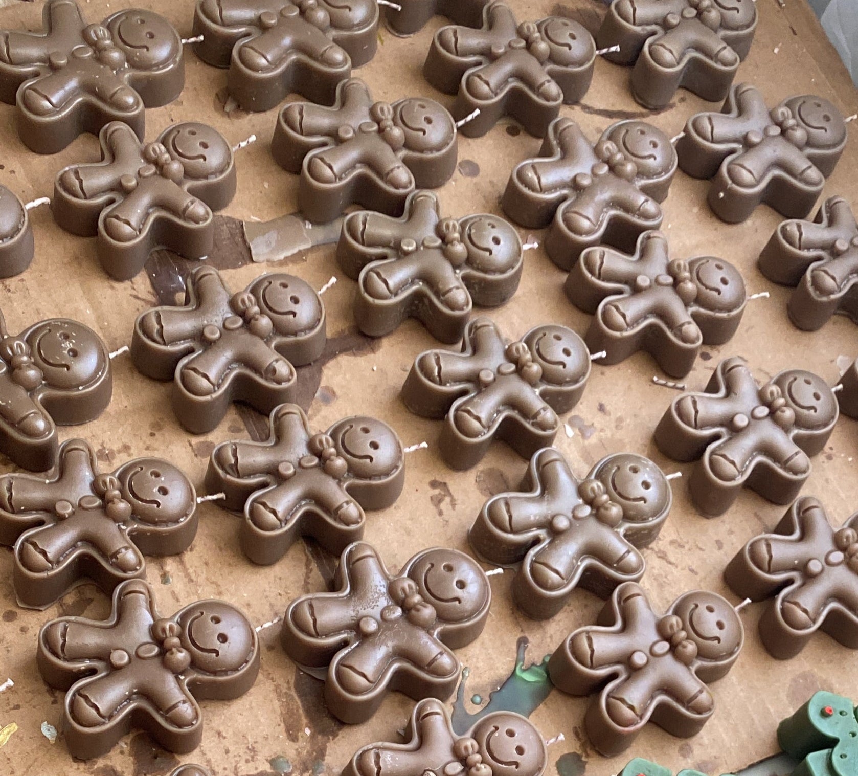 vela galleta de gengibre