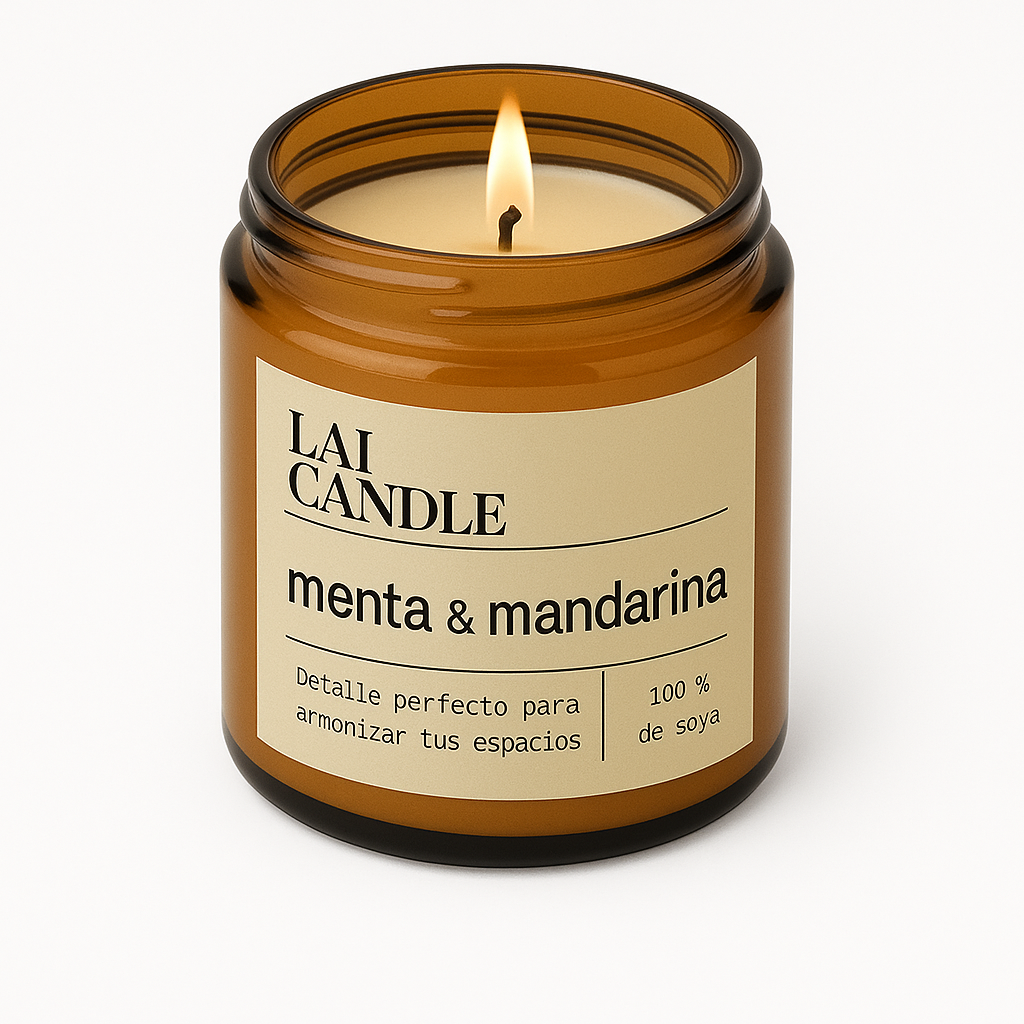 Vela aromática | Menta & Mandarina